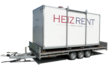 Mobile Heizzentrale